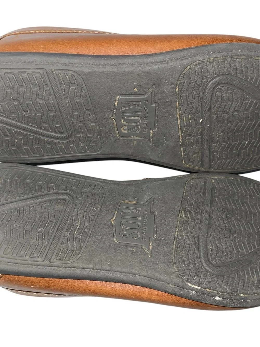 Florsheim Jasper Driver Jr. Saddle Tan Boys Size 4.5 Penny Loafer Leather